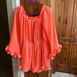 Pink Lily romper